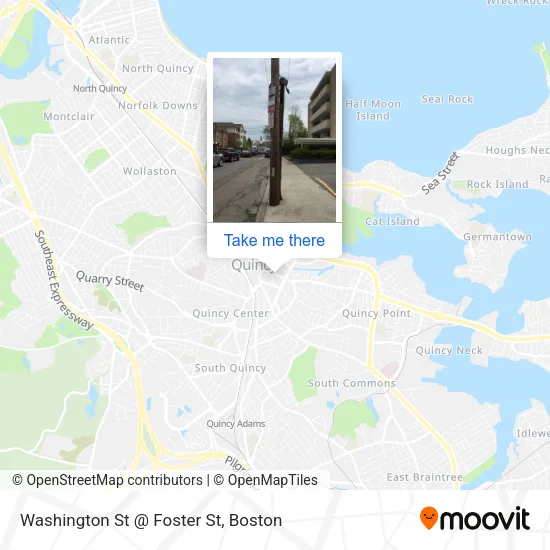 Mapa de Washington St @ Foster St