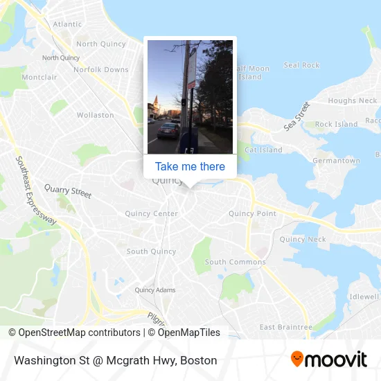 Mapa de Washington St @ Mcgrath Hwy