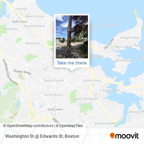Washington St @ Edwards St map