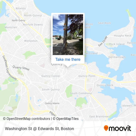 Mapa de Washington St @ Edwards St