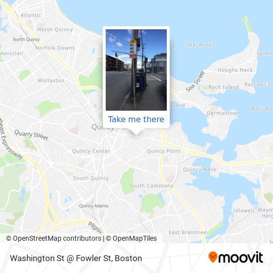 Mapa de Washington St @ Fowler St