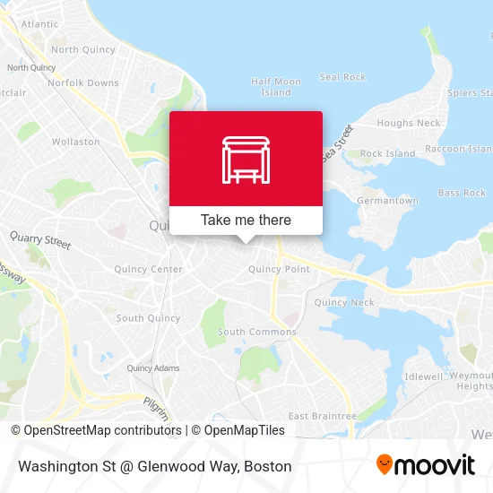 Mapa de Washington St @ Glenwood Way