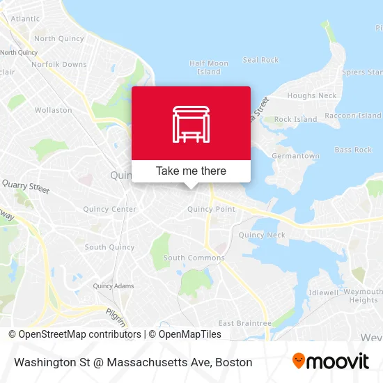 Mapa de Washington St @ Massachusetts Ave