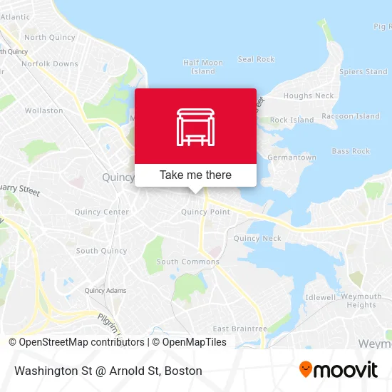 Mapa de Washington St @ Arnold St