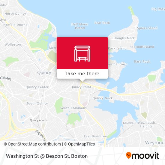 Mapa de Washington St @ Beacon St