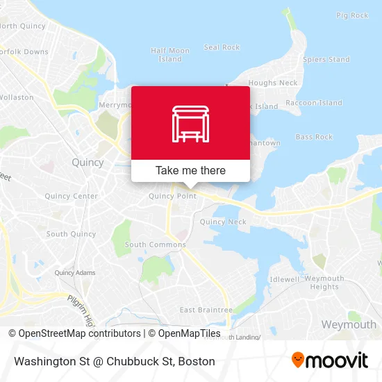 Washington St @ Chubbuck St map