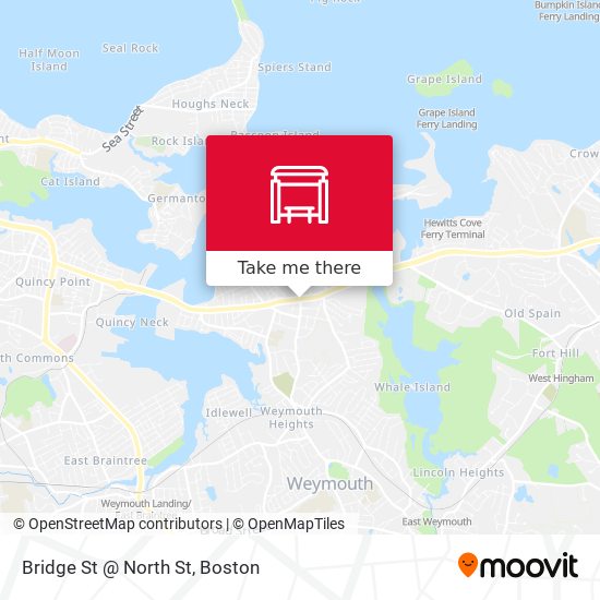 Mapa de Bridge St @ North St