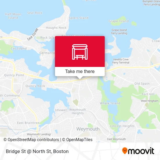 Bridge St @ North St map