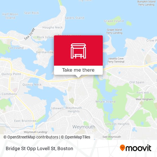 Bridge St Opp Lovell St map