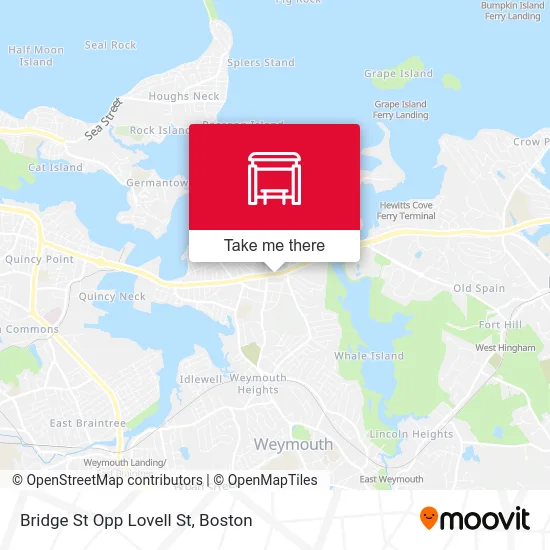 Bridge St Opp Lovell St map