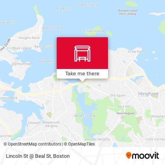 Mapa de Lincoln St @ Beal St