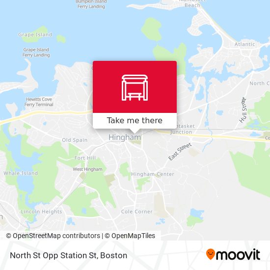 Mapa de North St Opp Station St