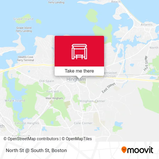 North St @ South St map