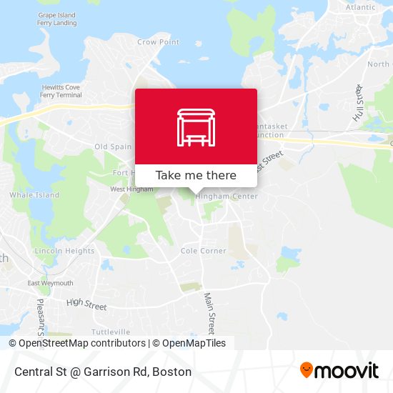 Central St @ Garrison Rd map