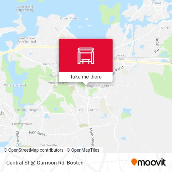 Central St @ Garrison Rd map