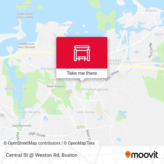 Central St @ Weston Rd map