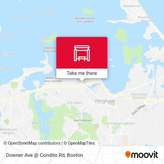 Downer Ave @ Condito Rd map