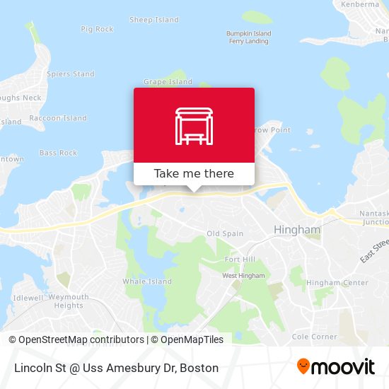 Mapa de Lincoln St @ Uss Amesbury Dr
