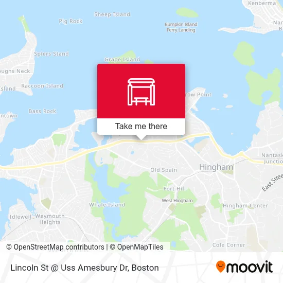 Lincoln St @ Uss Amesbury Dr map