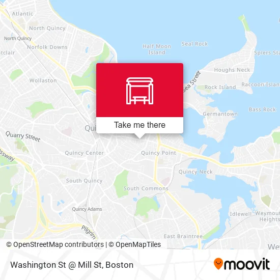 Washington St @ Mill St map