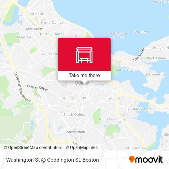 Mapa de Washington St @ Coddington St