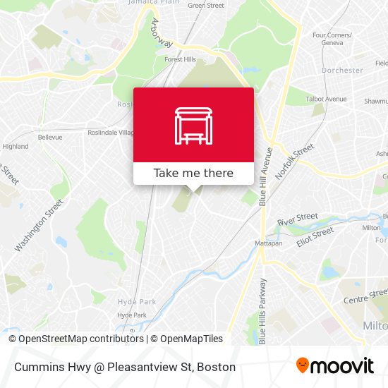 Mapa de Cummins Hwy @ Pleasantview St
