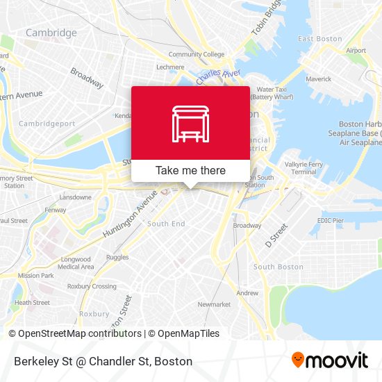 Mapa de Berkeley St @ Chandler St