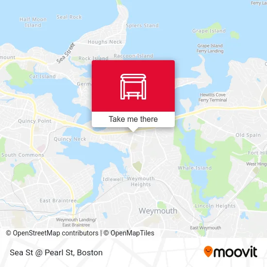 Sea St @ Pearl St map