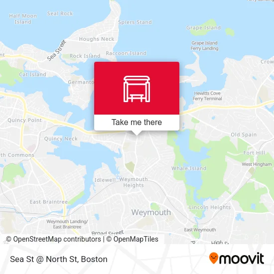 Sea St @ North St map
