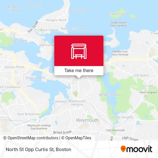 North St Opp Curtis St map