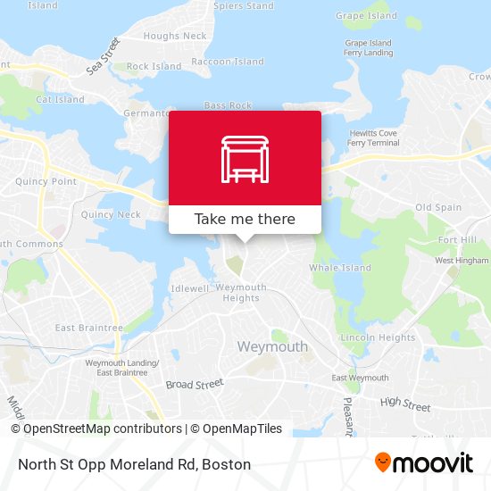Mapa de North St Opp Moreland Rd