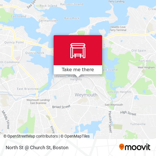 Mapa de North St @ Church St