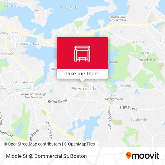 Middle St @ Commercial St map