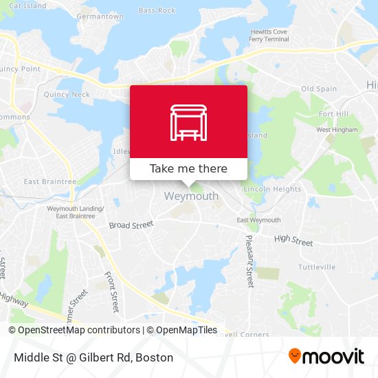 Middle St @ Gilbert Rd map