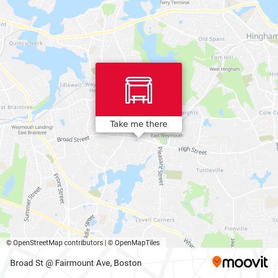 Broad St @ Fairmount Ave map