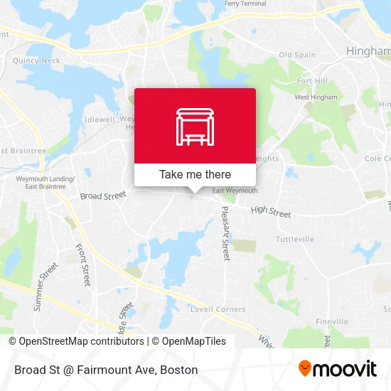 Broad St @ Fairmount Ave map