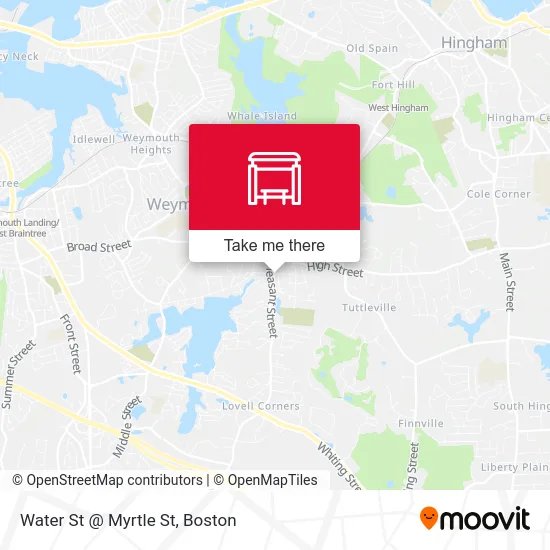 Water St @ Myrtle St map