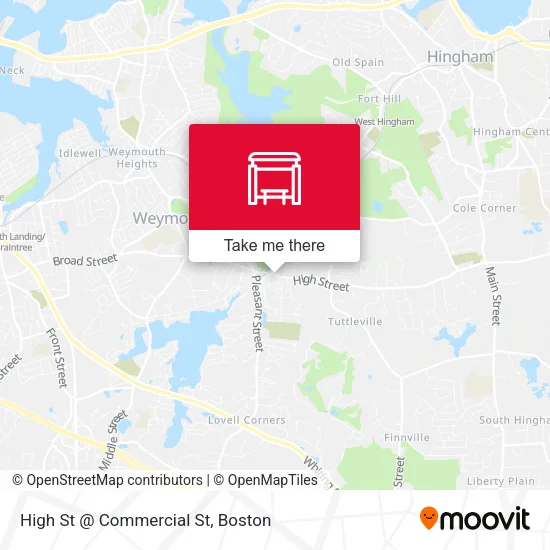 High St @ Commercial St map