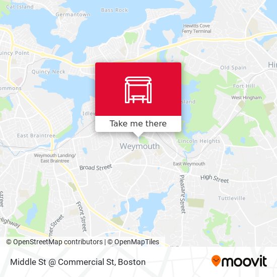 Middle St @ Commercial St map