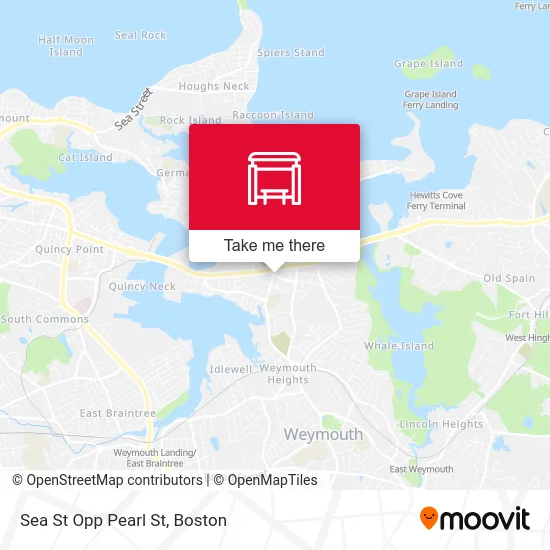 Sea St Opp Pearl St map