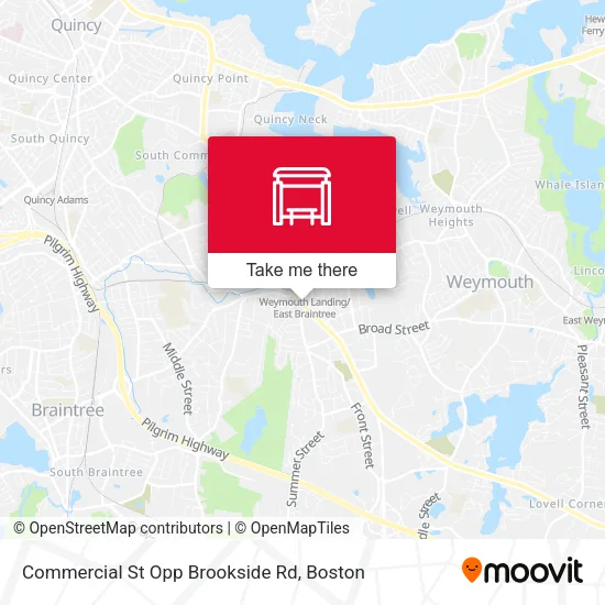Mapa de Commercial St Opp Brookside Rd