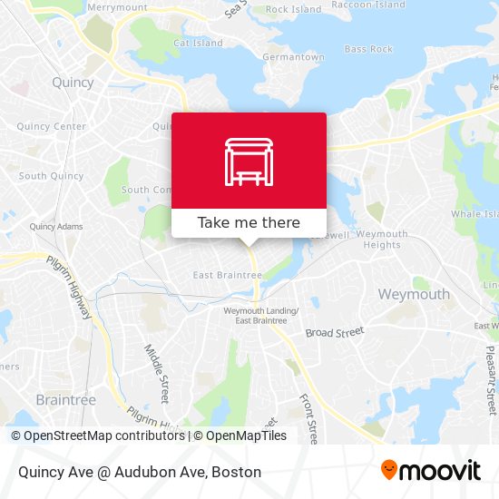Mapa de Quincy Ave @ Audubon Ave