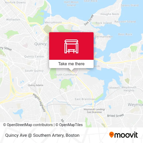 Mapa de Quincy Ave @ Southern Artery