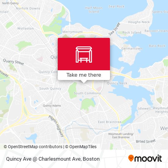 Quincy Ave @ Charlesmount Ave map