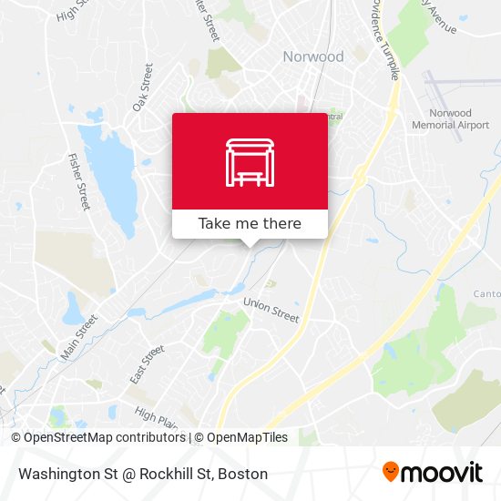 Washington St @ Rockhill St map