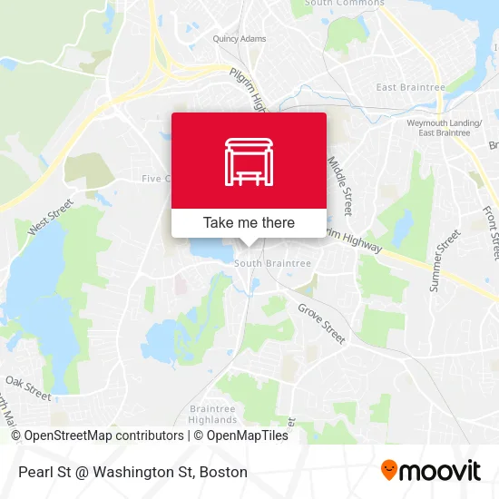 Mapa de Pearl St @ Washington St