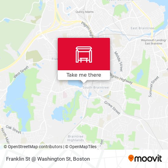 Franklin St @ Washington St map