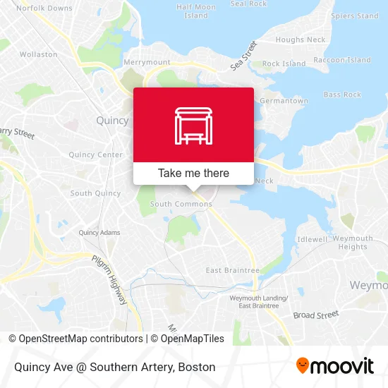 Mapa de Quincy Ave @ Southern Artery