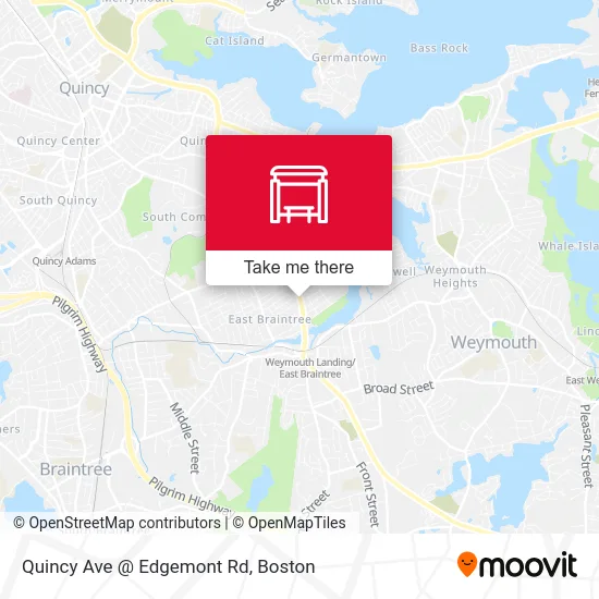 Quincy Ave @ Edgemont Rd map