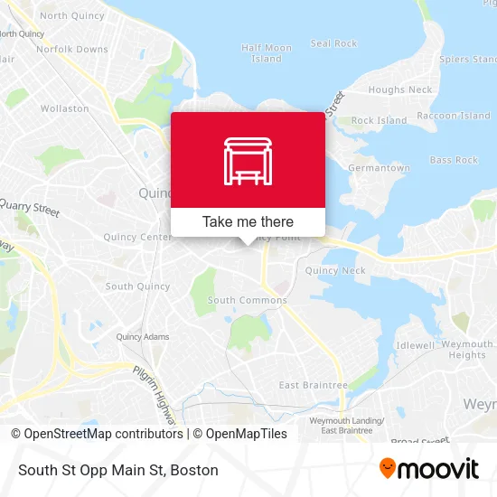 Mapa de South St Opp Main St